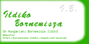 ildiko bornemisza business card